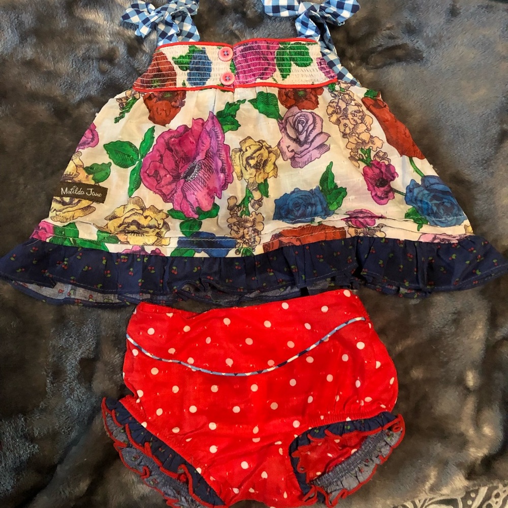 Mud pie dress and shorts so cute nb